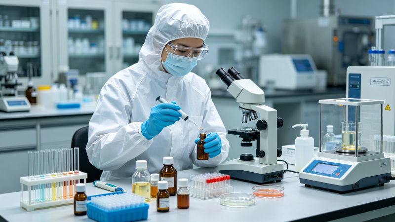 Liquid supplement manufacturer R&D laboratory for formulation development and testing