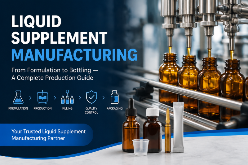 Liquid Supplement Manufacturing: From Formulation to Bottling — A Complete Production Guide