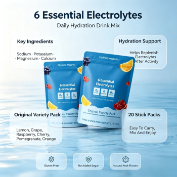 Electrolyte Powder Duo Pack|Hydration Variety Formula|Electrolytes & Magnesium Blend|Sports|OEM/ODM