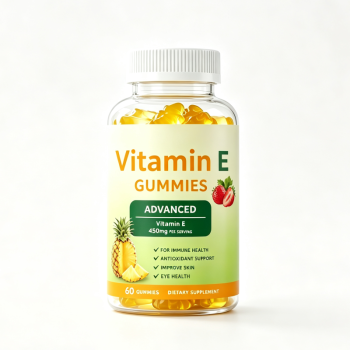 Vitamin E Gummies | Advanced Formula | Vitamin E & Fruit Flavor Blend | Beauty Wellness | OEM/ODM