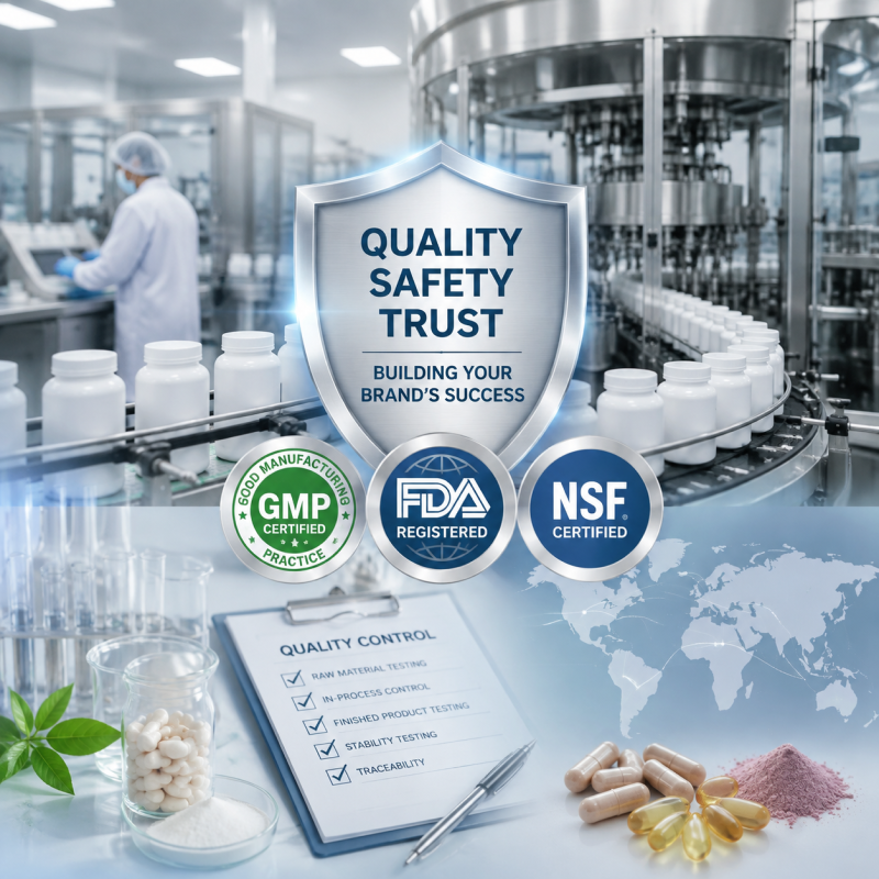 GMP, FDA and NSF Certifications in Supplement Manufacturing: Why They Matter for Your Brand's Success