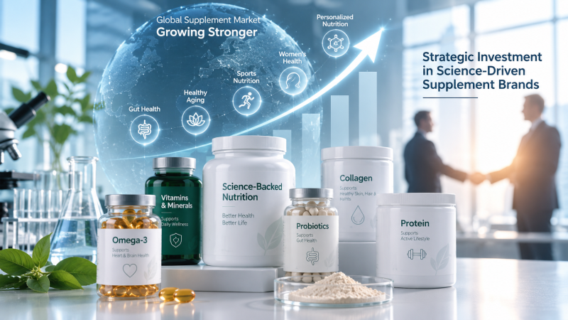 Large consumer goods companies are increasingly targeting science-backed supplement brands.