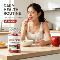 Apple Cider Vinegar Gummies | Organic Pectin-Based | 60 Count | Digestive Support | OEM/ODM