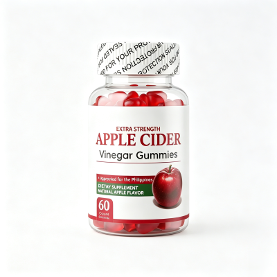 Apple Cider Vinegar Gummies | Organic Pectin-Based | 60 Count | Digestive Support | OEM/ODM