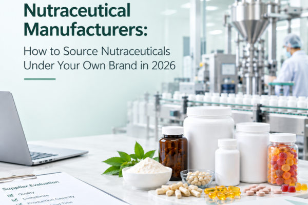 Private Label Nutraceutical Manufacturers: How to Source Nutraceuticals Under Your Own Brand in 2026