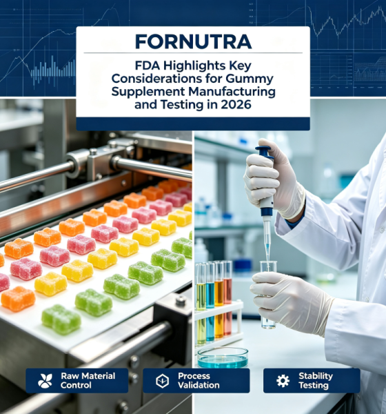 FDA Highlights Key Considerations for Gummy Supplement Manufacturing and Testing in 2026