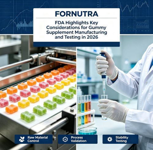 FDA Highlights Key Considerations for Gummy Supplement Manufacturing and Testing in 2026