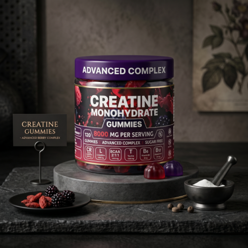 Creatine Monohydrate Gummies | Advanced Complex | 8000mg Per Serving | Sports Nutrition | OEM/ODM