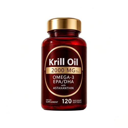 Antarctic Krill Oil Softgels | 2000mg Per Serving | EPA/DHA + Astaxanthin | OEM/ODM