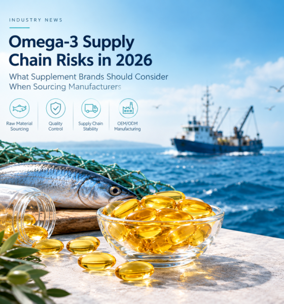 2026年Omega-3供应链风险：膳食补充剂品牌在选择生产商时应考虑哪些因素