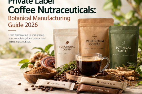 Private Label Coffee Nutraceuticals: Botanical Manufacturing Guide 2026