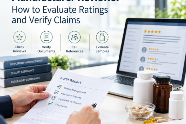 Private Label Supplement Manufacturer Reviews: How to Evaluate Ratings and Verify Claims