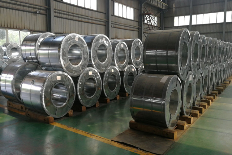 Fandasteel galvanized steel coils production workshop
