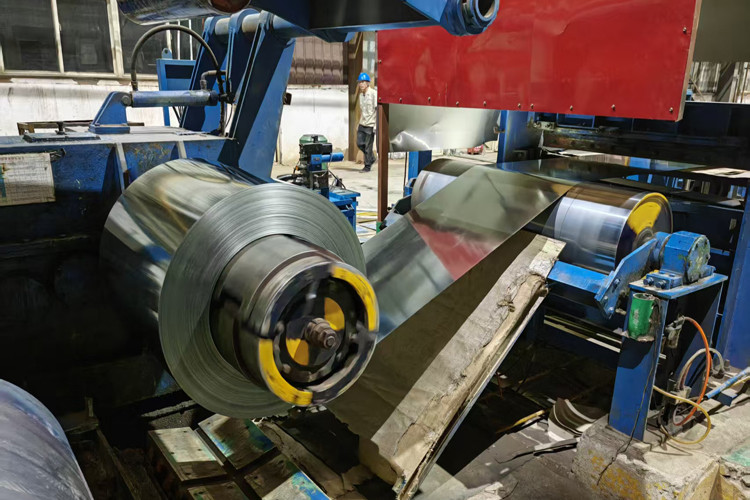 Fandasteel galvanized coils production workshop