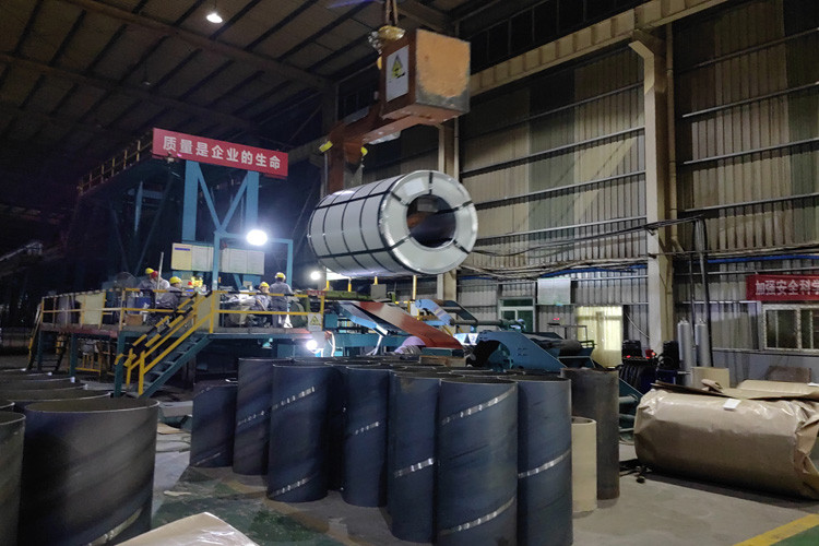 Fanda color steel coil production workshop