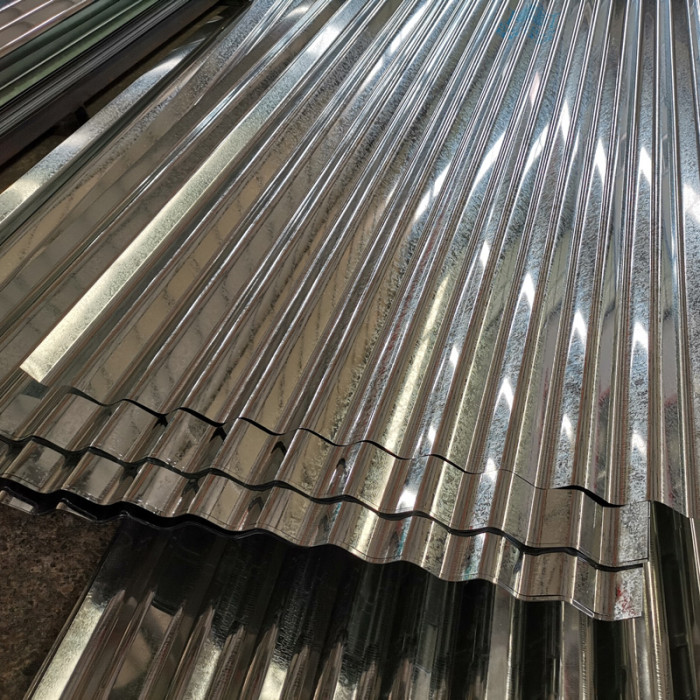 Galvanized corrugated steel roofing sheet