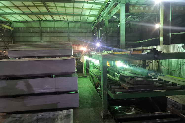 Fanda galvanized corrugated steel sheet workshop
