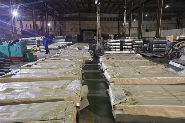 Fanda gi corrugated steel sheet workshop