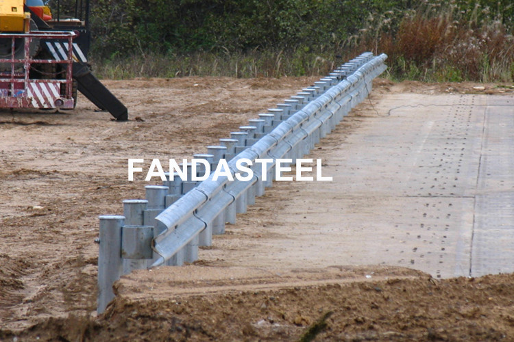 impact test of Fanda road guardrail system