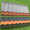 Stone coated metal roof tiles