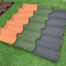 Stone coated metal roof tiles