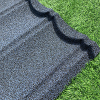 Blue stone coated metal roof tile color sample