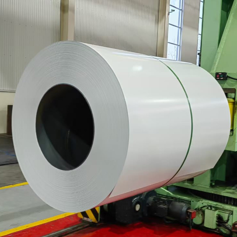 White prepainted Galvalume steel coil