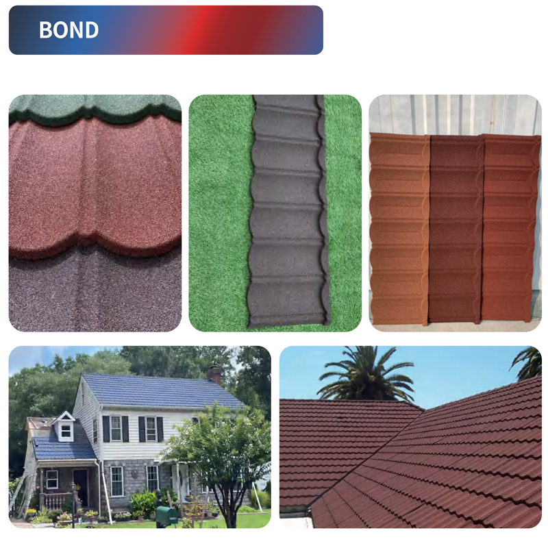 stone coated metal roof tile Bond type