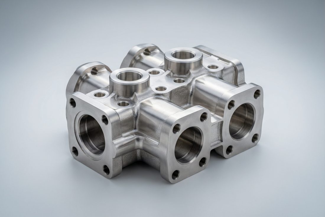 Company CNC precision manifold block