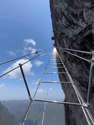 Precipice Walker via ferrata, Grand Canyon