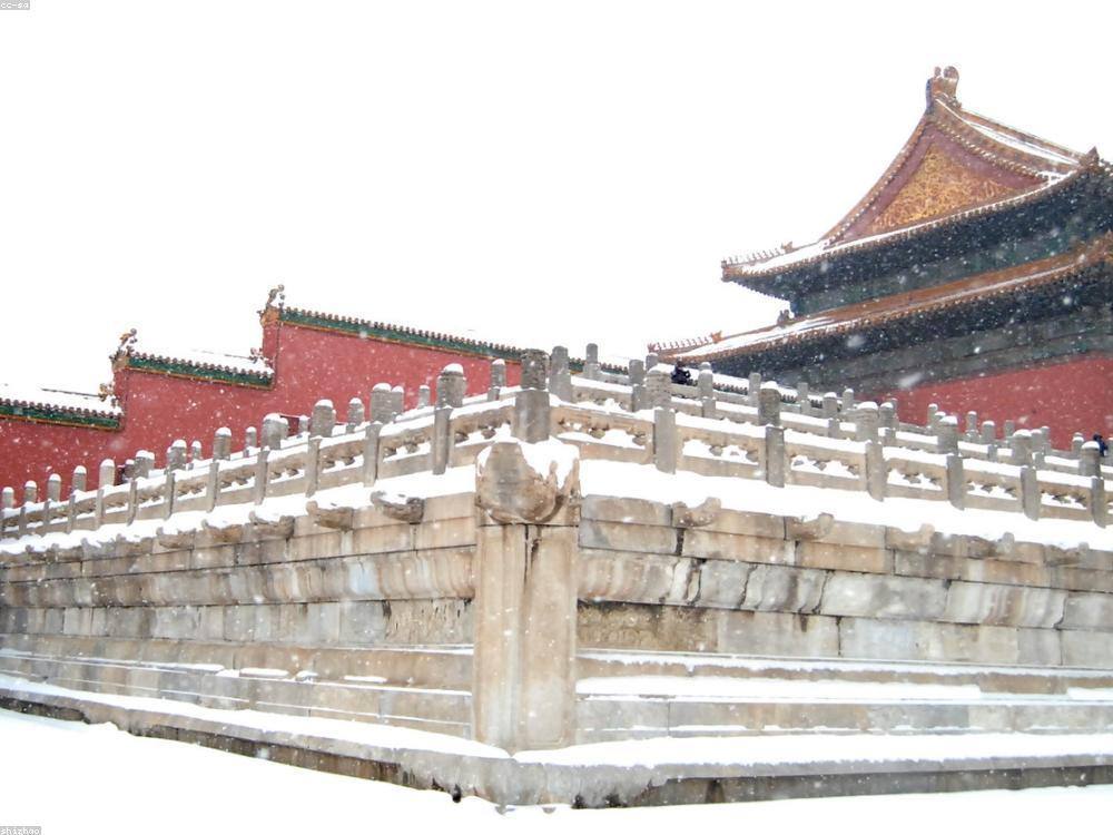 Forbidden City snow