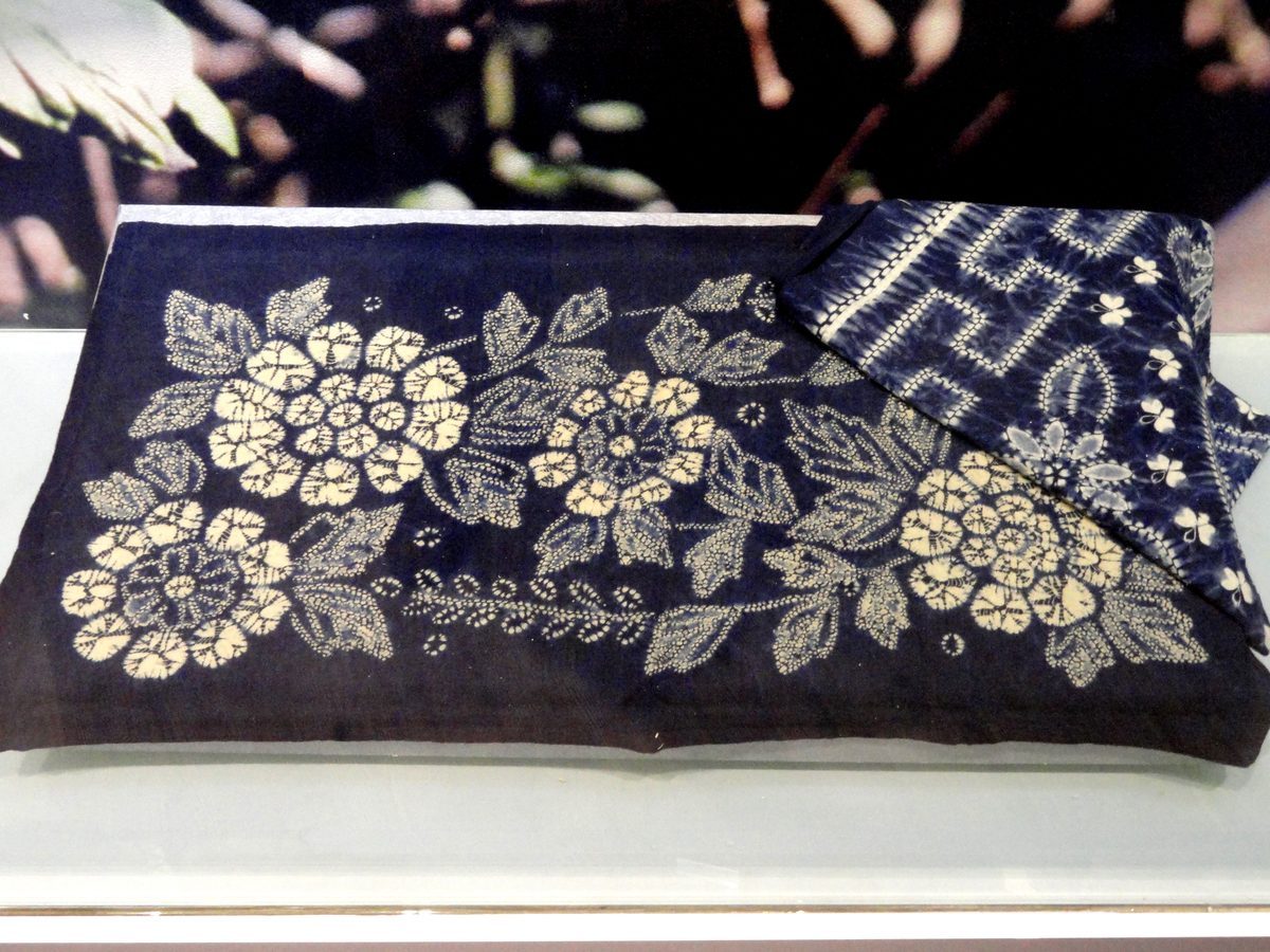 Bai tie-dyed indigo cloth in the collection of the Yunnan Provincial Museum