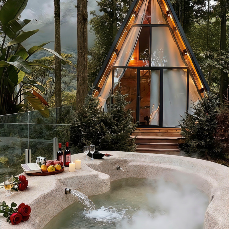 In the morning, head to Nankunshan National Forest Park for a hike in the primeval forest, breathing in the high concentration of negative oxygen ions. In the afternoon, return to the hot spring resort to enjoy the tranquility of the mountains and the healing power of the hot springs.
