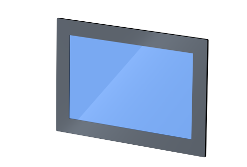 5.0" High-Brightness Industrial TFT LCD Display Module with Optical Bonded PCAP Touch Screen