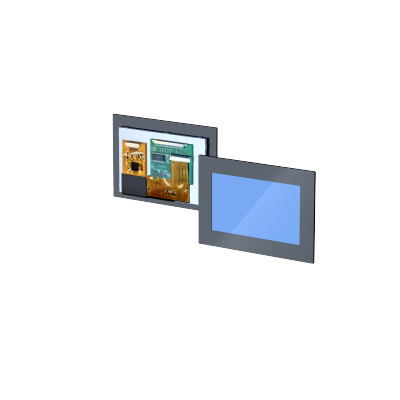 4.3" High-Brightness Industrial TFT LCD Display Module | Optical Bonded PCAP Touch Screen