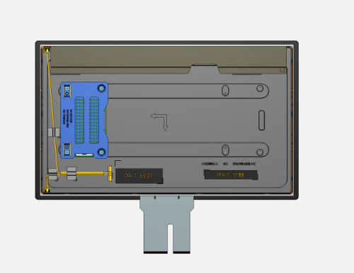 18.5" TFT LCD Display Module with High Brightness , Wide Temperature (-20~60°C)