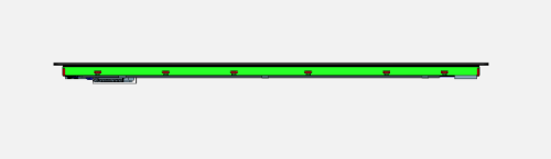 21.5" TFT LCD Display Module with High Brightness, 1250 nits Sunlight Readable, FHD 1920×1080, LVDS, Wide Temperature (-30~80°C)