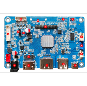 Industrial HDMI + DisplayPort LCD Controller Board | LVDS & eDP Driver Board | JT01MTK9700_R01