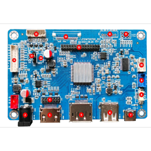 Industrial HDMI + DisplayPort LCD Controller Board | LVDS & eDP Driver Board | JT01MTK9700_R01