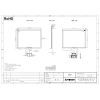15.0" PVB laminated AG+AR Capacitive Touch Panel JT150TP009-V1