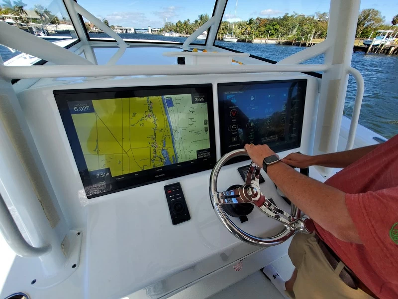 Marine touch display module for bridge and engine-room consoles