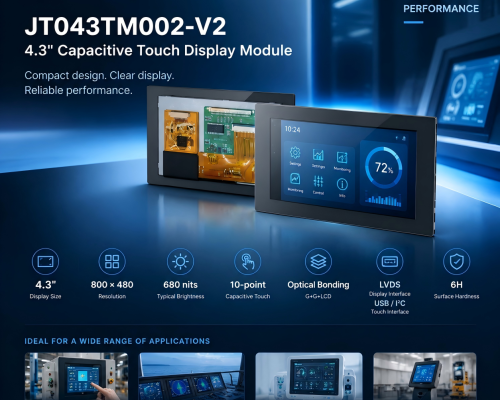 4.3-Inch Capacitive Touch Display Module: A Compact Display Solution for Embedded Applications