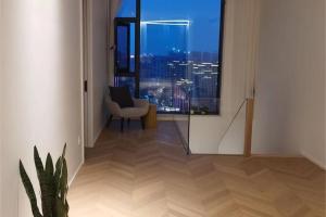 Brushed Invisible Finish Engineered Oak Chevron Flooring — Scandinavian Minimalist Loft, Copenhagen 2025