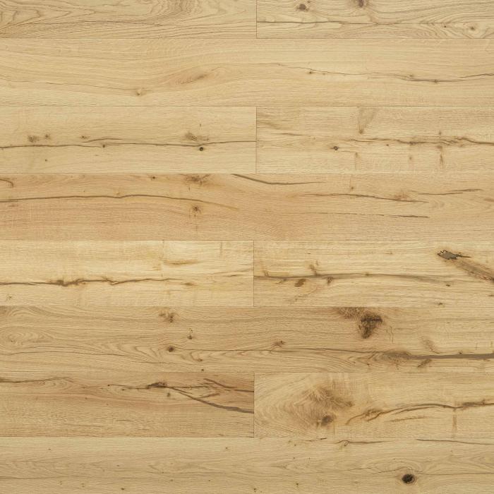 Natural Oak Long Plank Engineered Flooring 190mm Brushed AM-04| AMUER