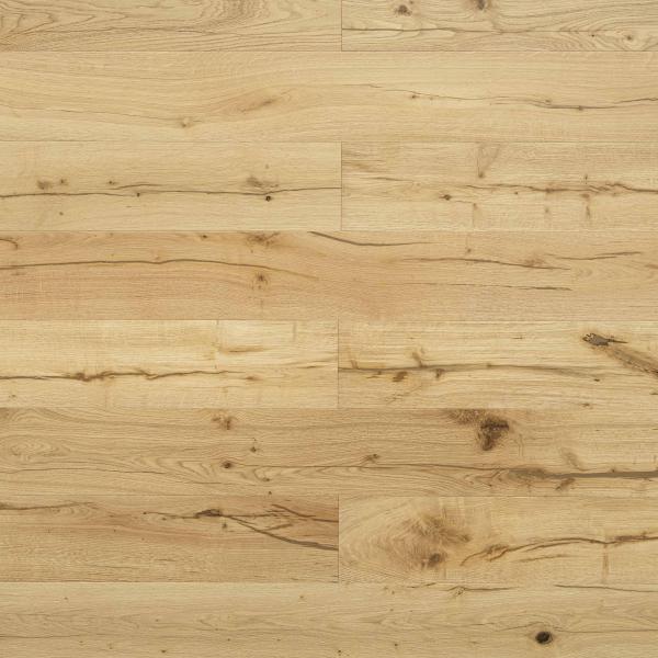Natural Oak Long Plank Engineered Flooring 190mm Brushed AM-04| AMUER