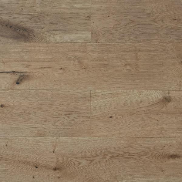 Natural Oak Wide Plank Engineered Flooring 220mm AM-05 | AMUER