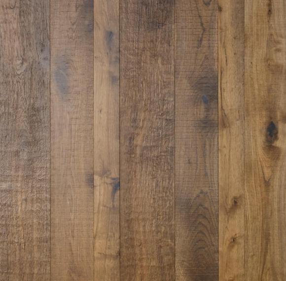 Smoked Oak Engineered Flooring Multi-Width 90-190mm | AMUER AC-03