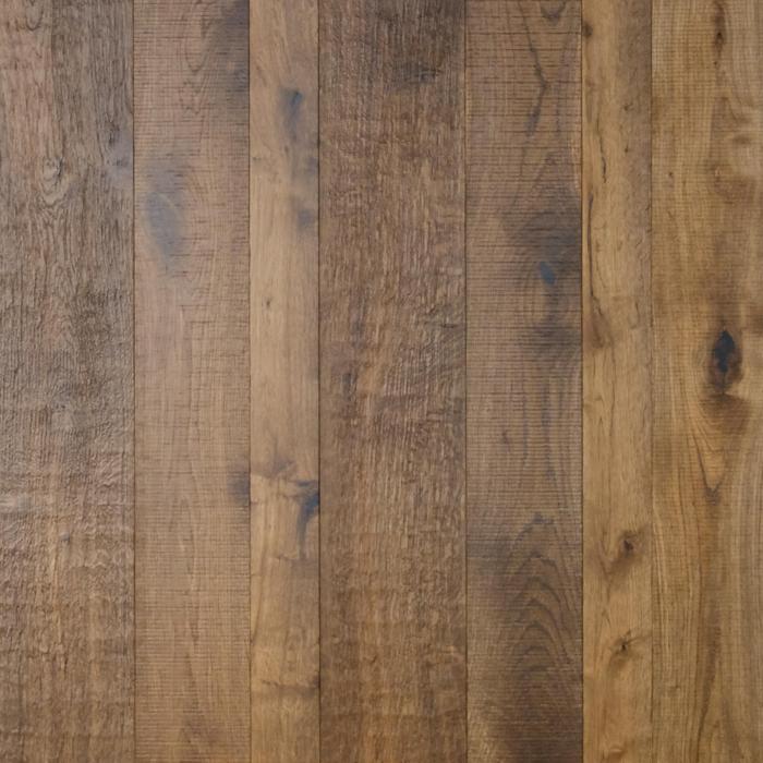 Smoked Oak Engineered Flooring Multi-Width 90-190mm | AMUER AC-03