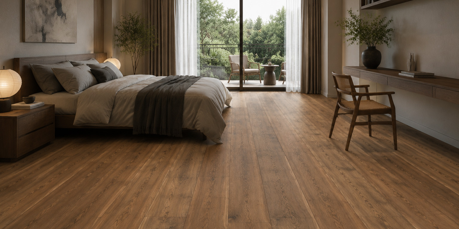 AC-22 Warm Smoked Oak Board Close-Up
