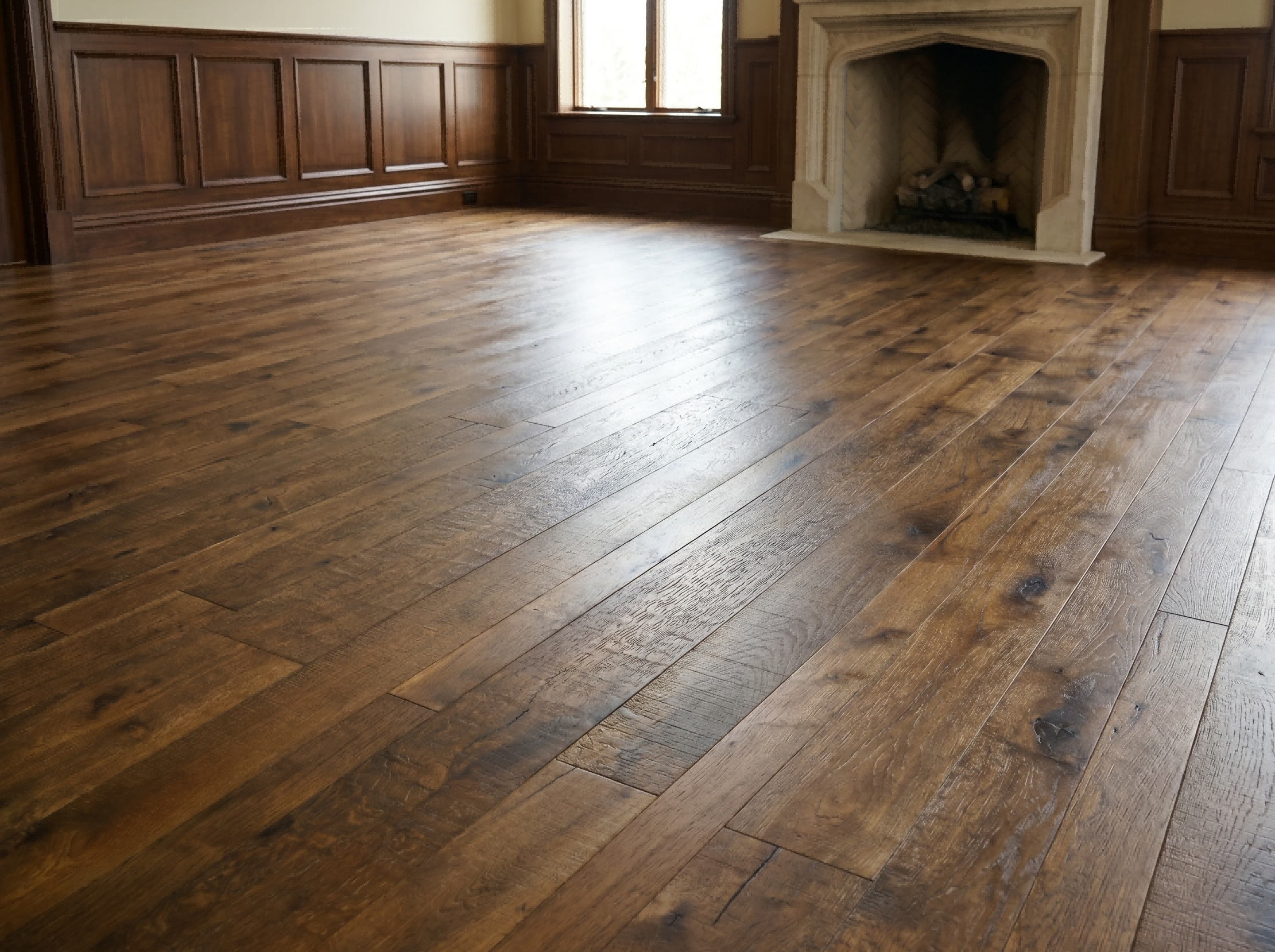 Smoked Oak Multi-Surface Engineered Flooring -- AC-03